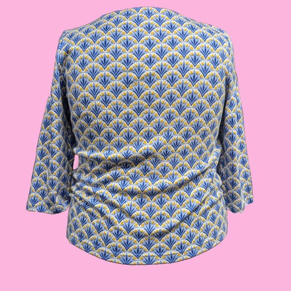 Croft & Barrow 3/4 Sleeve Top Size Petite Large - Picture 2 of 6